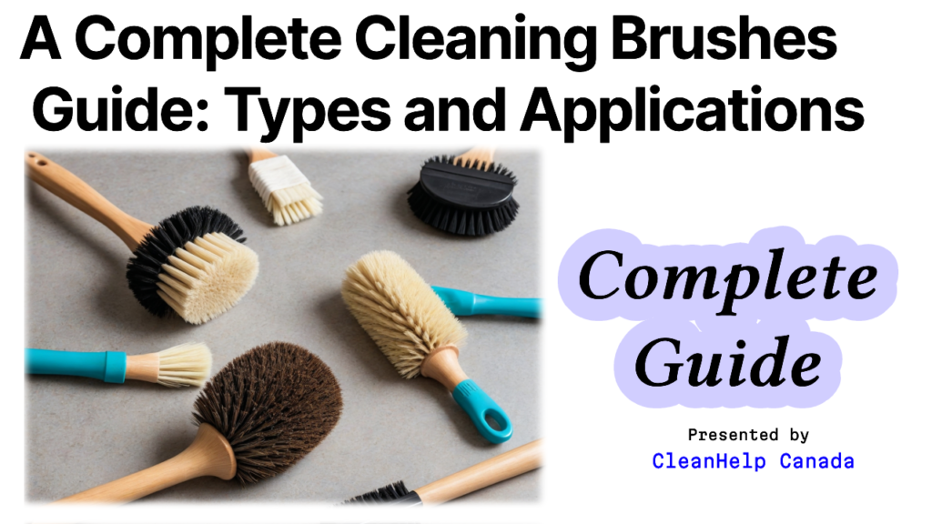 Cleaning brushes guide