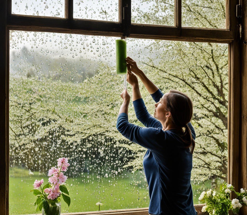 cleaning window image