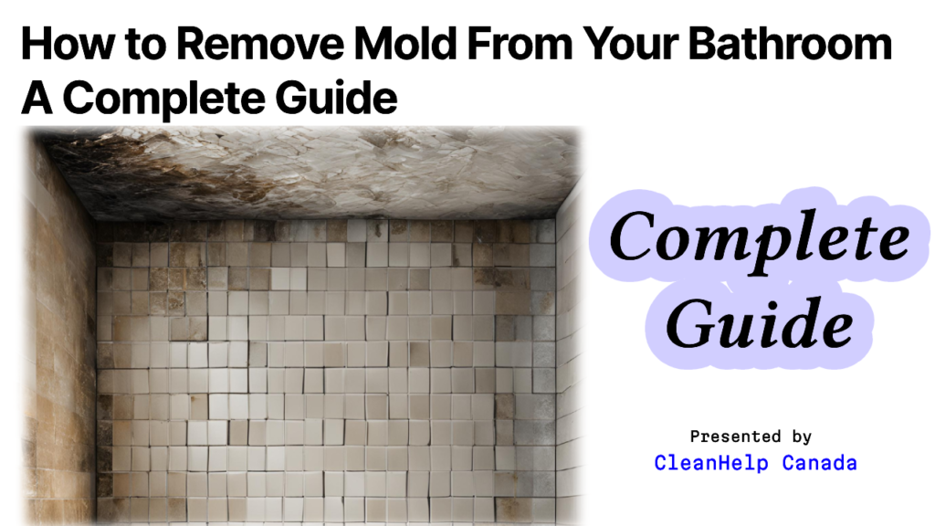 remove mold from bathroom