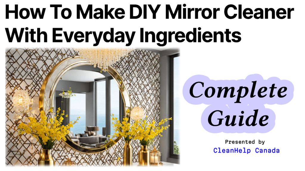 DIY Mirror Cleaner