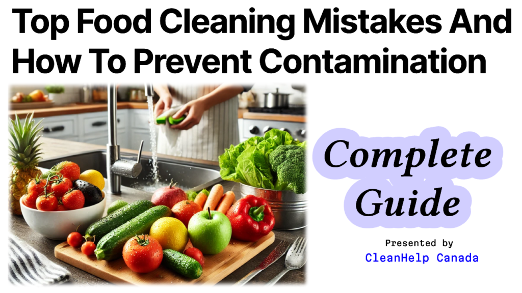 food cleaning mistakes