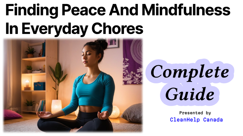 cleaning as meditation